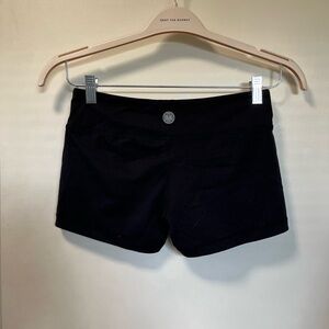Black spandex IAB shorts